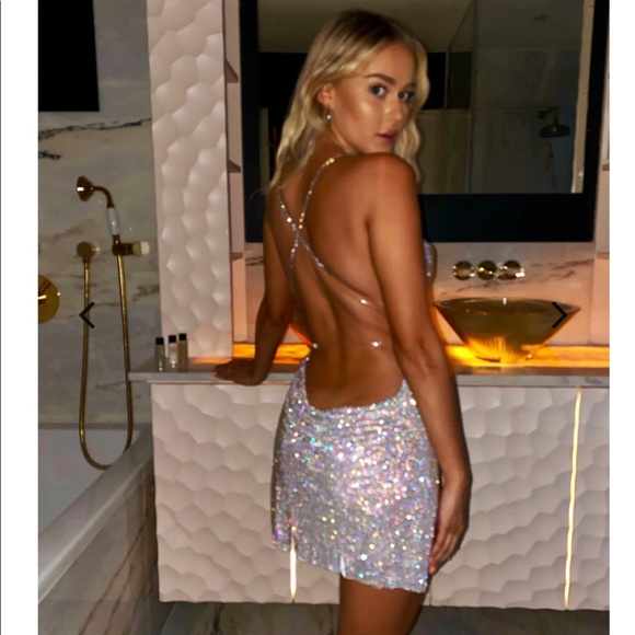 Sparkle dress with built in bra and body suit - Picture 3 of 3